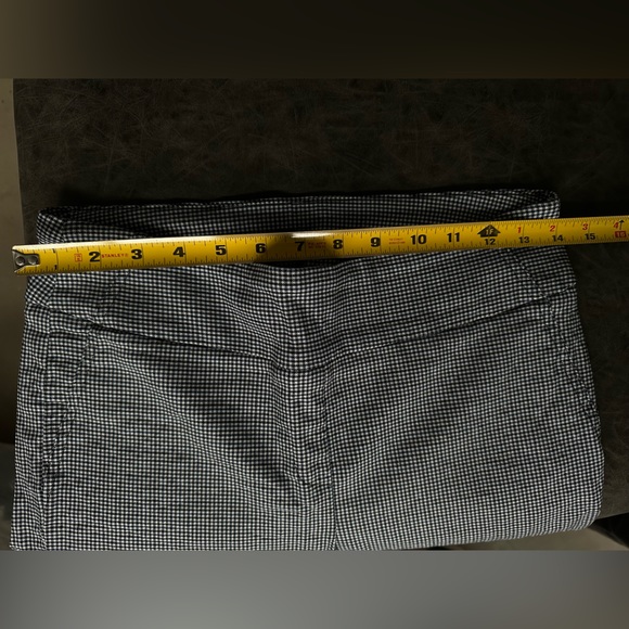 Hilary Radley Black and White Gingham Ankle Crop Pants - Picture 5 of 5